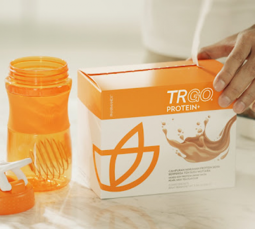TRGO Protein Nuskin hương vị trà sữa -  Bổ sung protein và năng lượng